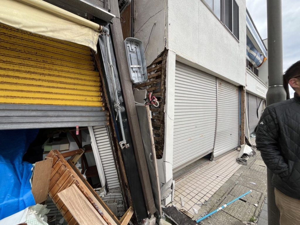 能登半島地震による災害の様子