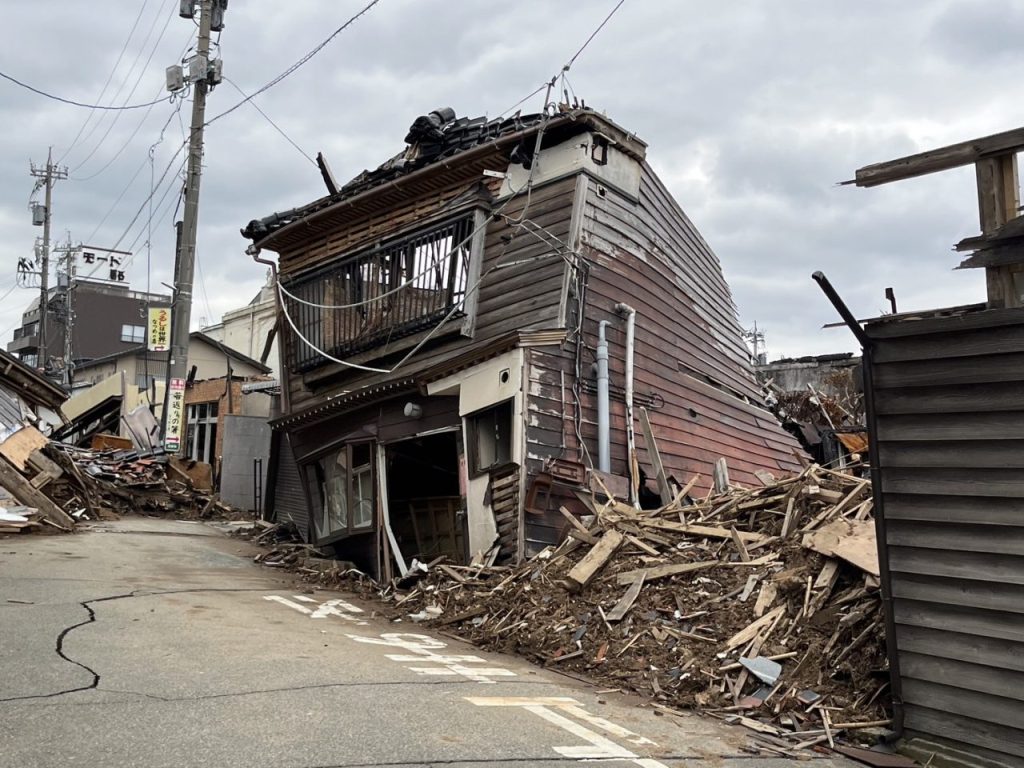 能登半島地震による災害の様子