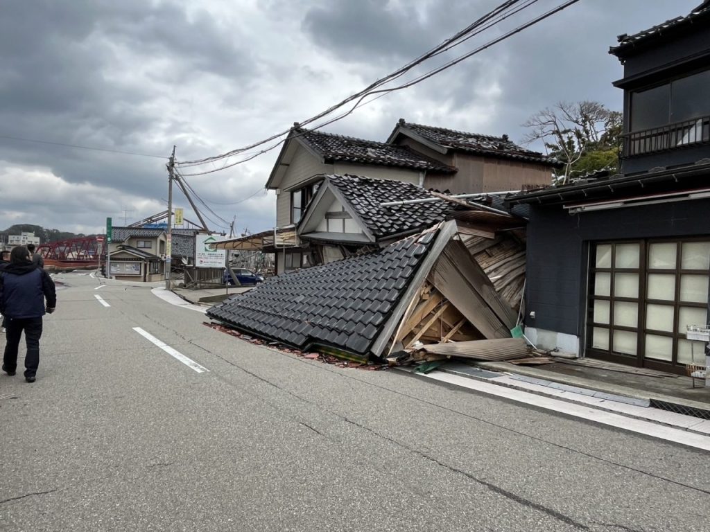 能登半島地震による災害の様子