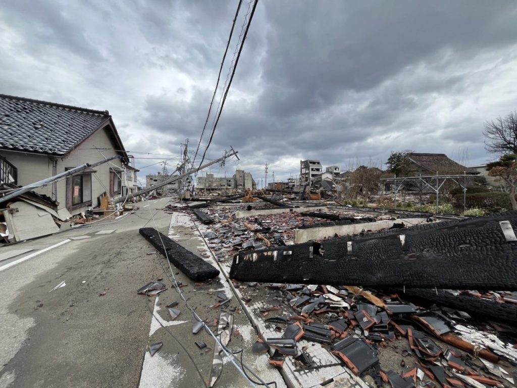 能登半島地震による災害の様子